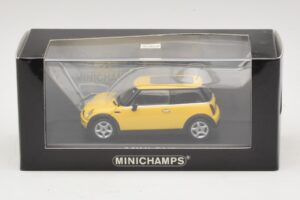Mini Cooper S R53 Liquid Yellow With Panoramic Roof Minichamps 1:43 MINI013 Diecast - image 4 of 4