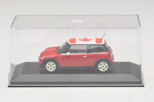 Mini Cooper S R53 Red With Canadian Flag Minichamps 1:43 MINI017 Diecast - image 4 of 5