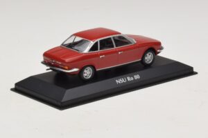 NSU Ro 80 Red Maxichamps 1:43 940015402 Diecast - image 2 of 5