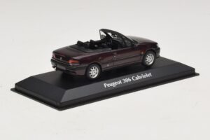 Peugeot 306 Cabriolet Purple Metallic Maxichamps 1:43 940112834 Diecast - image 2 of 5
