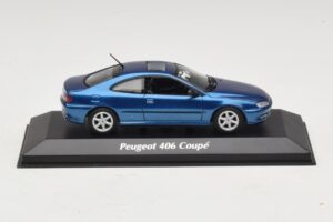 Peugeot 406 Coupe Blue Metallic Maxichamps 1:43 940112620 Diecast