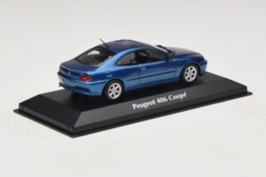 Peugeot 406 Coupe Blue Metallic Maxichamps 1:43 940112620 Diecast - image 2 of 5