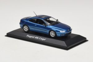 Peugeot 406 Coupe Blue Metallic Maxichamps 1:43 940112620 Diecast - image 3 of 5