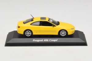 Peugeot 406 Coupe Yellow Maxichamps 1:43 940112621 Diecast