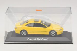 Peugeot 406 Coupe Yellow Maxichamps 1:43 940112621 Diecast - image 4 of 5