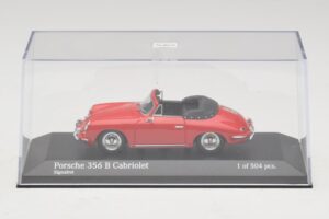 Porsche 356 B Cabriolet Red Minichamps 1:43 400064331 Diecast - image 4 of 5