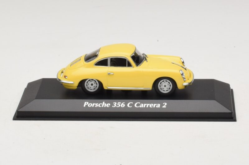 Porsche 356C Carrera 2 Yellow Maxichamps 1:43 940062361 Diecast