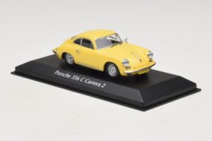 Porsche 356C Carrera 2 Yellow Maxichamps 1:43 940062361 Diecast - image 3 of 5