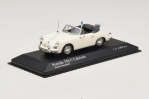 Porsche 356C Cabriolet Polizei Dusseldorf Minichamps 1:43 430062391 Diecast - image 2 of 5