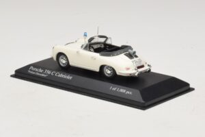 Porsche 356C Cabriolet Polizei Dusseldorf Minichamps 1:43 430062391 Diecast - image 3 of 5