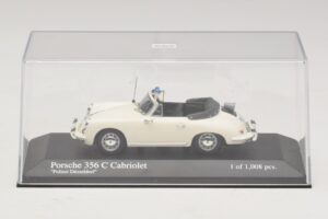 Porsche 356C Cabriolet Polizei Dusseldorf Minichamps 1:43 430062391 Diecast - image 4 of 5