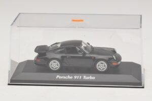 Porsche 911 964 Turbo Black Maxichamps 1:43 940069101 Diecast - image 4 of 5