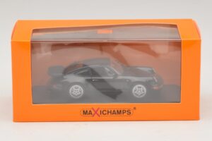 Porsche 911 964 Turbo Black Maxichamps 1:43 940069101 Diecast - image 5 of 5