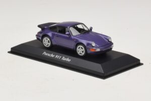 Porsche 911 964 Turbo Purple Metallic Maxichamps 1:43 940069100 Diecast - image 3 of 5