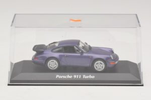Porsche 911 964 Turbo Purple Metallic Maxichamps 1:43 940069100 Diecast - image 4 of 5