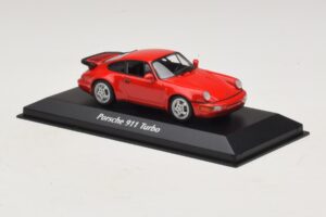 Porsche 911 964 Turbo Red Maxichamps 1:43 940069102 Diecast - image 3 of 5