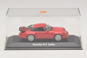 Porsche 911 964 Turbo Red Maxichamps 1:43 940069102 Diecast - image 4 of 5