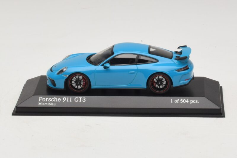 Porsche 911 991.1 GT3 Blue Minichamps 1:43 410066022 Diecast