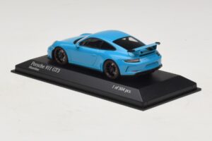 Porsche 911 991.1 GT3 Blue Minichamps 1:43 410066022 Diecast - image 3 of 5