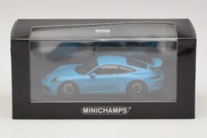Porsche 911 991.1 GT3 Blue Minichamps 1:43 410066022 Diecast - image 5 of 5