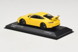 Porsche 911 991.1 GT3 Yellow Minichamps 1:43 410066020 Diecast - image 3 of 5