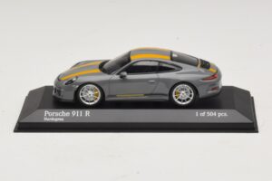 Porsche 911 991.1 R Grey Minichamps 1:43 410066232 Diecast