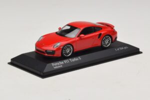 Porsche 911 991.1 Turbo S Red Minichamps 1:43 410067170 Diecast - image 2 of 5