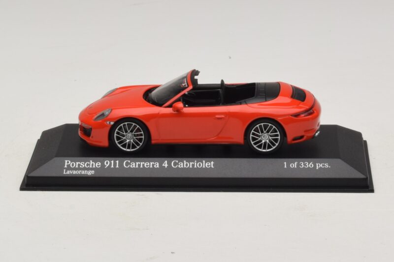 Porsche 911 991.2 Carrera 4 Cabriolet Orange Minichamps 1:43 Porsche 911 991.2 Carrera 4 Cabriolet Orange Minichamps 1:43 410067231 Diecast