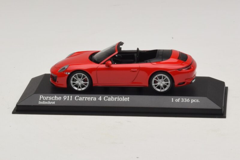Porsche 911 991.2 Carrera 4 Cabriolet Red Minichamps 1:43 Porsche 911 991.2 Carrera 4 Cabriolet Red Minichamps 1:43 410067230 Diecast