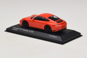 Porsche 911 991.2 Carrera 4 GTS Orange Minichamps 1:43 410067321 Diecast - image 3 of 5