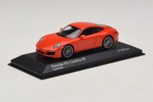 Porsche 911 991.2 Carrera 4S Orange Minichamps 1:43 410067241 Diecast - image 2 of 5