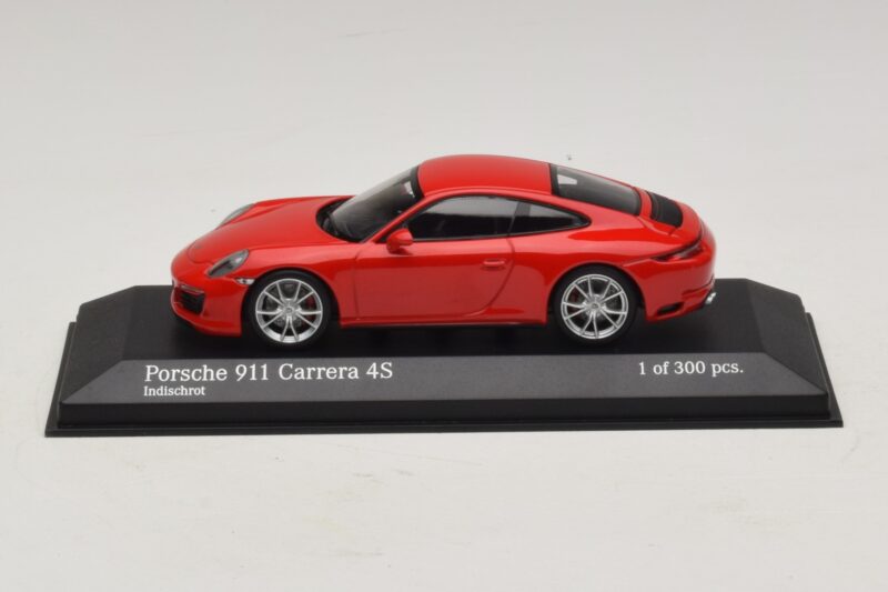Porsche 911 991.2 Carrera 4S Red Minichamps 1:43 410067240 Diecast