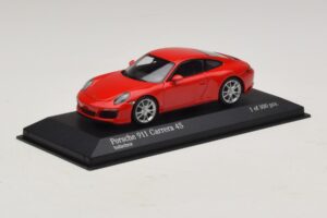Porsche 911 991.2 Carrera 4S Red Minichamps 1:43 410067240 Diecast - image 2 of 5