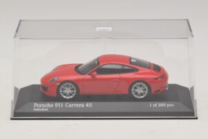 Porsche 911 991.2 Carrera 4S Red Minichamps 1:43 410067240 Diecast - image 4 of 5