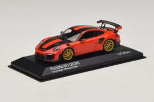 Porsche 911 991.2 GT2 RS Weissach Package Orange Minichamps 1:43 410067224 Diecast - image 2 of 5