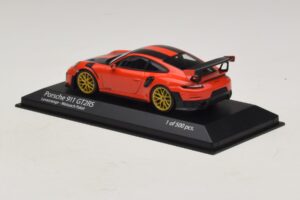 Porsche 911 991.2 GT2 RS Weissach Package Orange Minichamps 1:43 410067224 Diecast - image 3 of 5