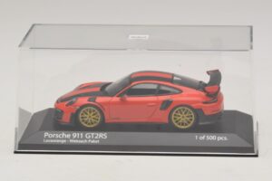 Porsche 911 991.2 GT2 RS Weissach Package Orange Minichamps 1:43 410067224 Diecast - image 4 of 5