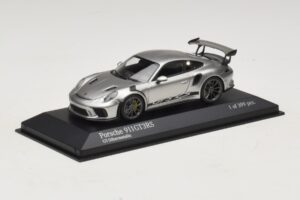 Porsche 911 991.2 GT3 RS Silver Minichamps 1:43 410067020 Diecast - image 2 of 5