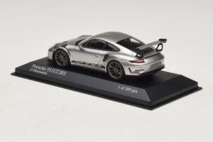 Porsche 911 991.2 GT3 RS Silver Minichamps 1:43 410067020 Diecast - image 3 of 5
