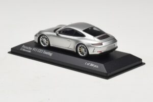 Porsche 911 991.2 GT3 Touring Silver Minichamps 1:43 410067422 Diecast - image 3 of 5