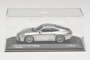 Porsche 911 991.2 GT3 Touring Silver Minichamps 1:43 410067422 Diecast - image 4 of 5