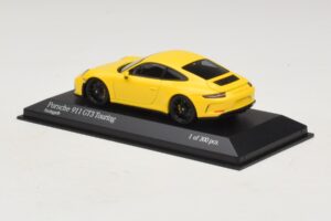 Porsche 911 991.2 GT3 Touring Yellow Minichamps 1:43 410067421 Diecast - image 3 of 5