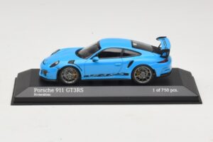 Porsche 911 991 GT3 RS Blue Minichamps 1:43 410063222 Diecast