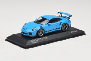 Porsche 911 991 GT3 RS Blue Minichamps 1:43 410063222 Diecast - image 2 of 5