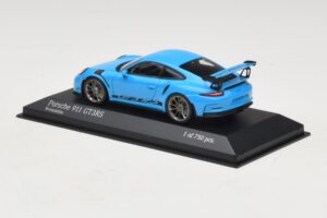 Porsche 911 991 GT3 RS Blue Minichamps 1:43 410063222 Diecast - image 3 of 5