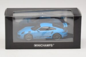 Porsche 911 991 GT3 RS Blue Minichamps 1:43 410063222 Diecast - image 5 of 5
