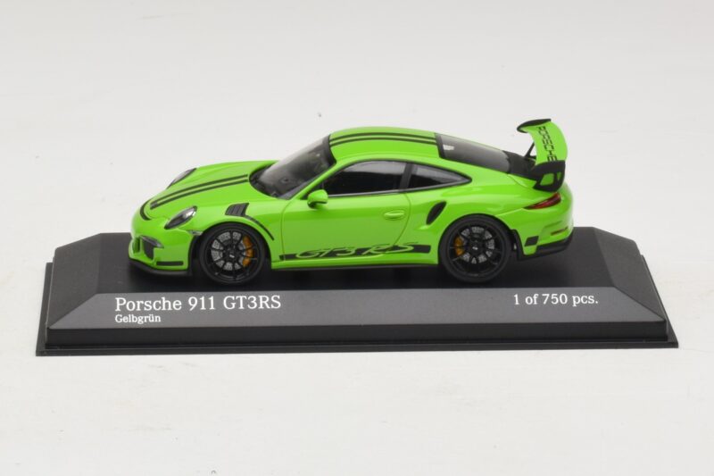 Porsche 911 991 GT3 RS Green Minichamps 1:43 Porsche 911 991 GT3 RS Green Minichamps 1:43 410063224 Diecast