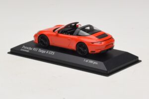 Porsche 911 991 Targa 4 GTS Orange Minichamps 1:43 410067341 Diecast - image 3 of 5