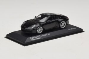 Porsche 911 992 Carrera 4S Black Metallic Minichamps 1:43 410069320 Diecast - image 2 of 5