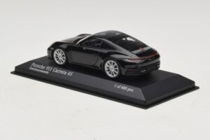 Porsche 911 992 Carrera 4S Black Metallic Minichamps 1:43 410069320 Diecast - image 3 of 5